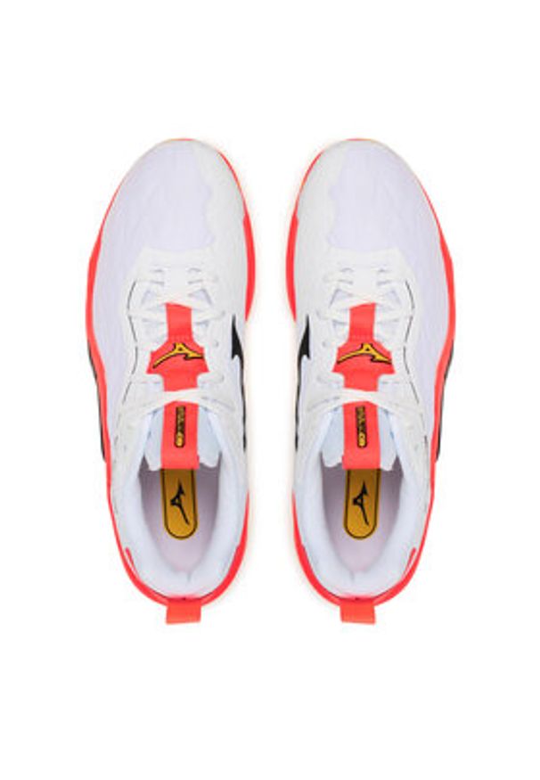 Mizuno Buty halowe Wave Stealth Neo 2 X1GA2400 Pomarańczowy. Kolor: pomarańczowy. Materiał: skóra. Model: Mizuno Wave