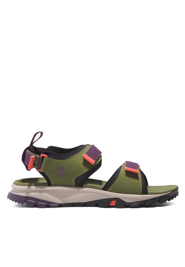 Timberland Sandały Lincoln Peak 2 Strap Sandal TB0A5ZRZES61 Khaki. Kolor: brązowy. Materiał: materiał