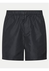 Calvin Klein Swimwear Szorty kąpielowe KM0KM01084 Czarny Slim Fit. Kolor: czarny. Materiał: syntetyk #3