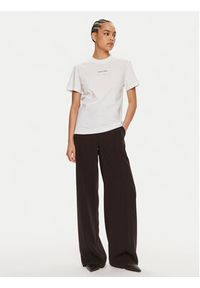 Calvin Klein T-Shirt Multi Logo K20K207215 Biały Regular Fit. Kolor: biały. Materiał: bawełna #3