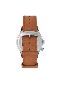 Timex Zegarek TW2V74000 Brązowy. Kolor: brązowy
