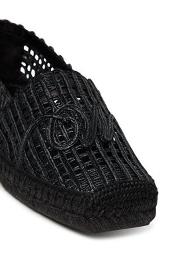 Weekend Max Mara Espadryle 2515521135670 Czarny. Kolor: czarny. Materiał: syntetyk