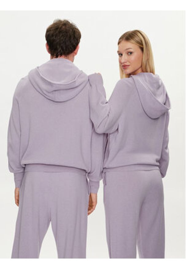 Pangaia Bluza Archive Recycled Cashmere Fioletowy Loose Fit. Kolor: fioletowy. Materiał: kaszmir
