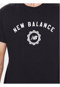 New Balance T-Shirt MT31904 Czarny Relaxed Fit. Kolor: czarny. Materiał: bawełna #4