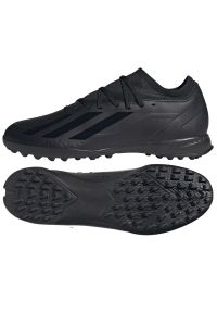 Adidas - Buty piłkarskie adidas X Crazyfast.3 Tf M ID9336 czarne. Zapięcie: sznurówki. Kolor: czarny. Materiał: guma, syntetyk. Sport: piłka nożna