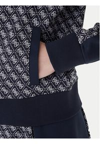 Guess Bluza V6RQ08 K2042 Granatowy Regular Fit. Kolor: niebieski. Materiał: syntetyk #5