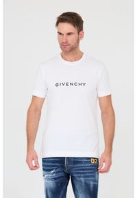 Givenchy - GIVENCHY Biały t-shirt. Kolor: biały