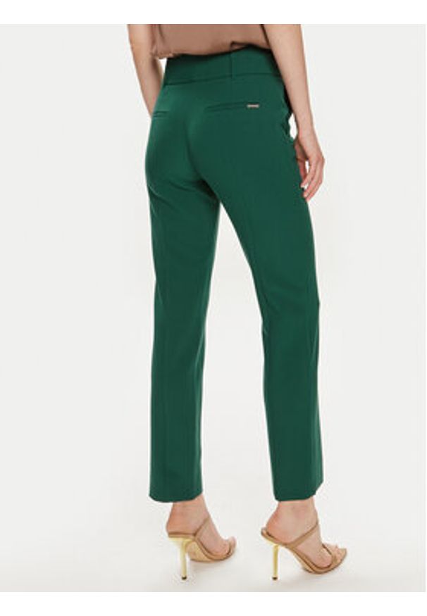 Marciano Guess Spodnie materiałowe Shelly 3BGB28 7046A Zielony Skinny Fit. Kolor: zielony. Materiał: syntetyk
