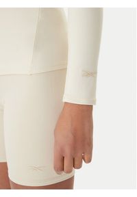 Reebok Koszulka techniczna Reebok x Ewa Chodakowska RK25614CCW Beżowy Slim Fit. Kolor: beżowy. Materiał: syntetyk #6