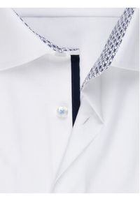 Seidensticker Koszula 01.253480 Biały Shaped Fit. Kolor: biały. Materiał: bawełna
