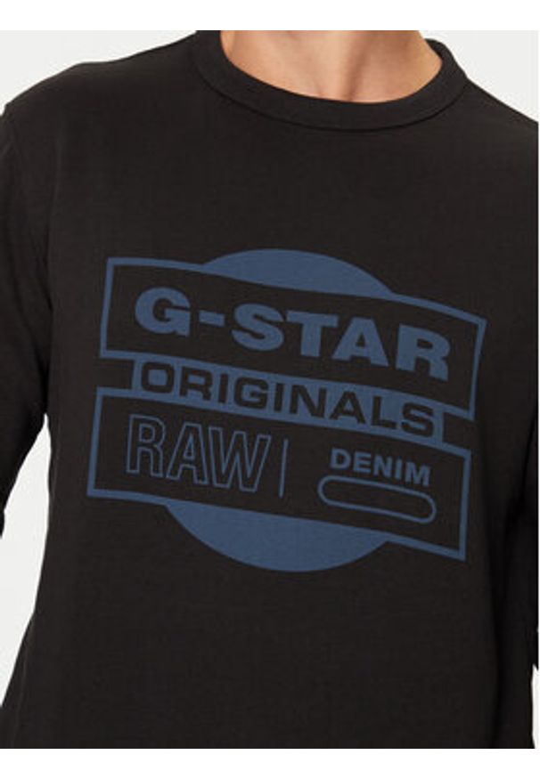 G-Star RAW - G-Star Raw Bluza Originals D25441-D797 Czarny Regular Fit. Kolor: czarny. Materiał: bawełna