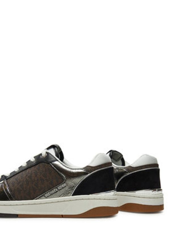 MICHAEL Michael Kors Sneakersy Rebel 43F4RBFS1B Brązowy. Kolor: brązowy. Materiał: skóra