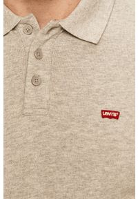 Levi's® - Levi's - Polo. Okazja: na spotkanie biznesowe. Typ kołnierza: polo. Kolor: szary. Materiał: bawełna, dzianina. Długość: krótkie. Wzór: gładki, melanż. Styl: biznesowy #3