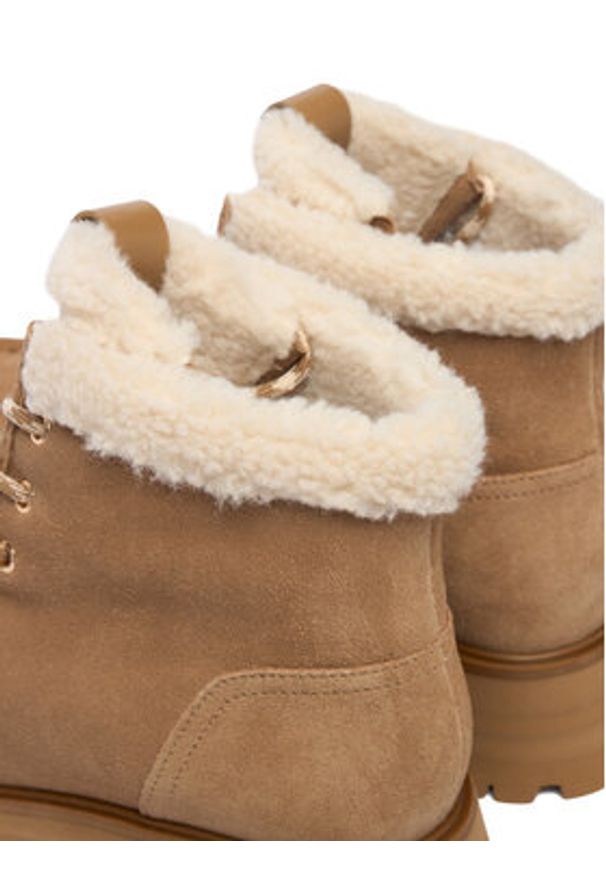 MICHAEL Michael Kors Trzewiki Cade 40F5CAFE5S Beżowy. Kolor: beżowy. Materiał: zamsz, skóra