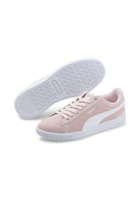 Puma - Buty na co dzień damskie PUMA VIKKY V3 skóra. Okazja: na co dzień. Kolor: biały, wielokolorowy, różowy, szary. Materiał: skóra. Model: Puma Vikky #1