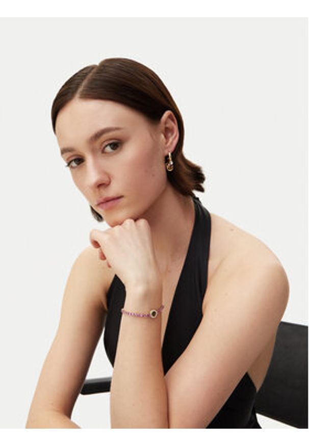 Guess Bransoletka JUBB05 142JW Złoty. Materiał: metalowe. Kolor: złoty