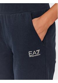 EA7 Emporio Armani Spodnie dresowe 8NTP85 TJCQZ 0555 Granatowy Regular Fit. Kolor: niebieski. Materiał: bawełna, dresówka #5