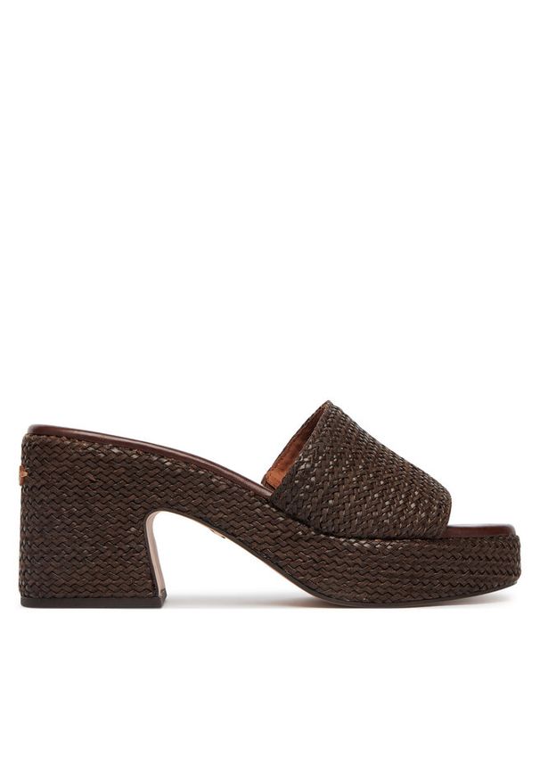 Klapki Tamaris. Kolor: brązowy