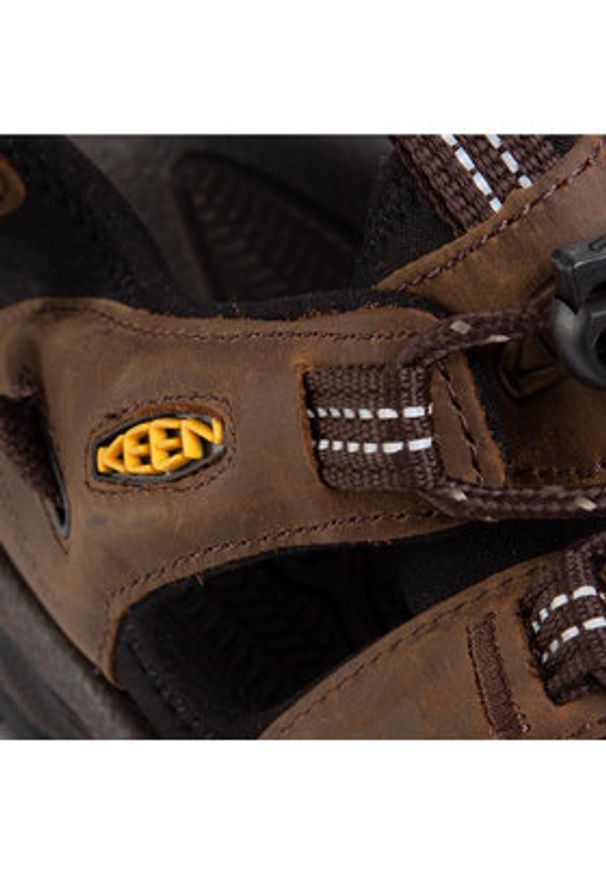 keen - Keen Sandały Targhee III Sandal 1022427 Brązowy. Kolor: brązowy. Materiał: nubuk, skóra
