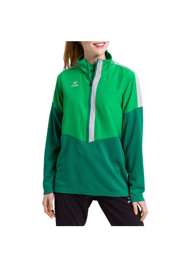 ERIMA - Bluza rozpinana Erima Worker Squad. Kolor: zielony. Materiał: polar. Sport: fitness