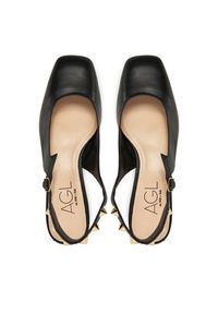 AGL Sandały Angie L Spike D557007PCSOFTY0000 Czarny. Kolor: czarny. Materiał: skóra #4