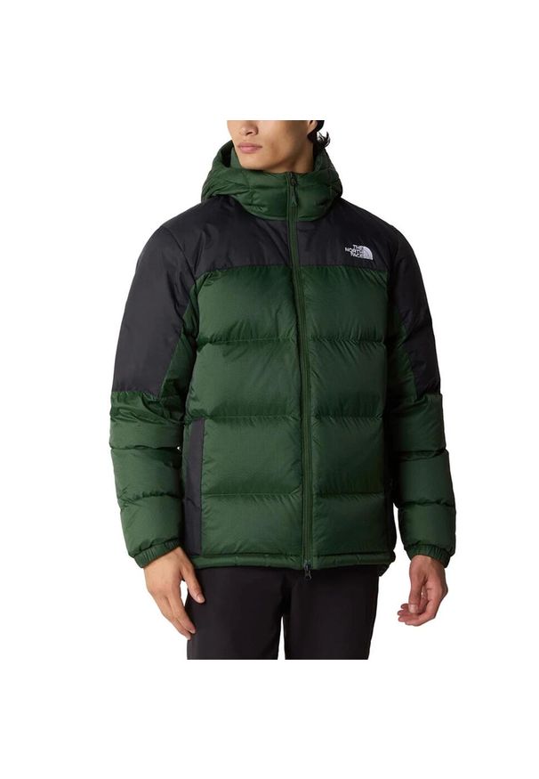 Kurtka turystyczna męska The North Face Diablo Down Hood. Kolor: zielony. Materiał: nylon. Sport: turystyka piesza