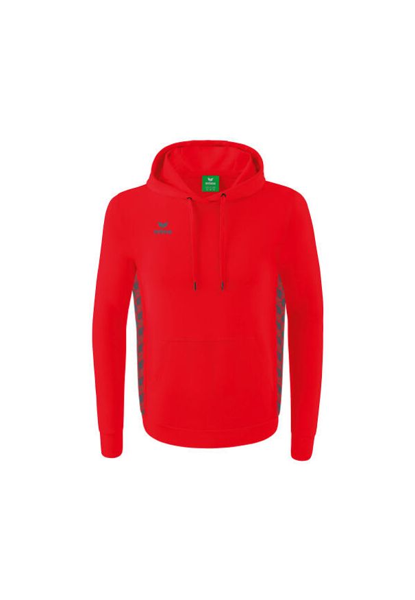 ERIMA - Bluza dziecięca z kapturem Erima Essential Team. Typ kołnierza: kaptur. Kolor: czerwony