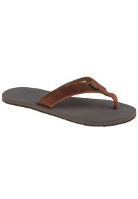 Japonki Helly Hansen Seasand 2 Leather Sandals M 11955-725 brązowe. Kolor: brązowy. Materiał: skóra, guma #4