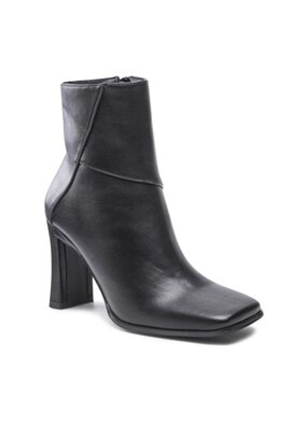 Jenny Fairy Botki HA150-J395 Czarny. Kolor: czarny. Materiał: skóra