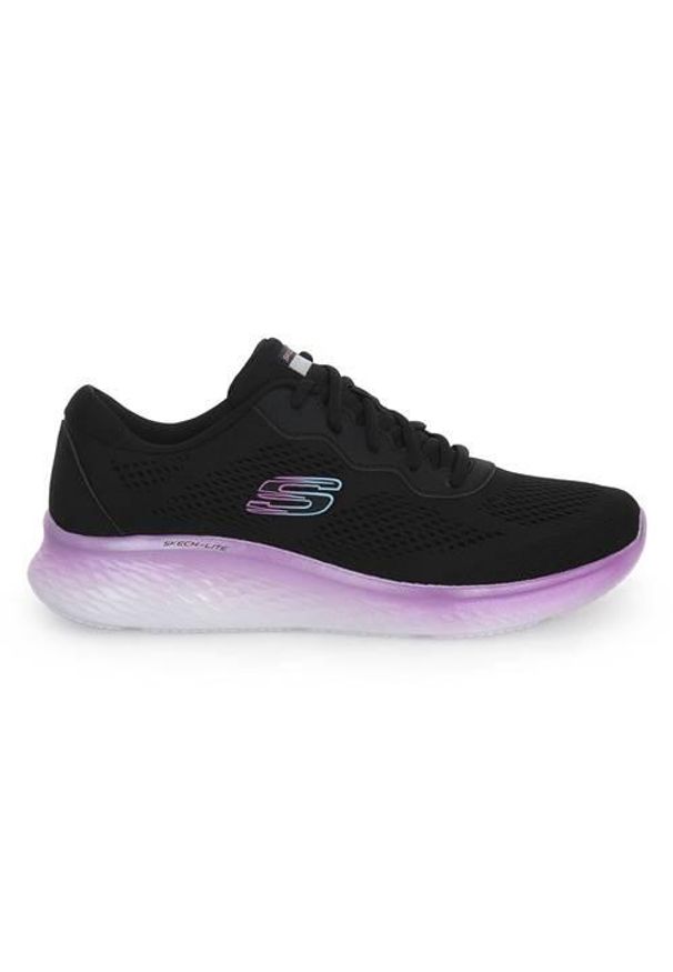 skechers - Buty do chodzenia damskie Skechers 150041BKPR. Zapięcie: sznurówki. Kolor: wielokolorowy, czarny. Materiał: materiał, syntetyk, tkanina. Szerokość cholewki: normalna. Sport: turystyka piesza
