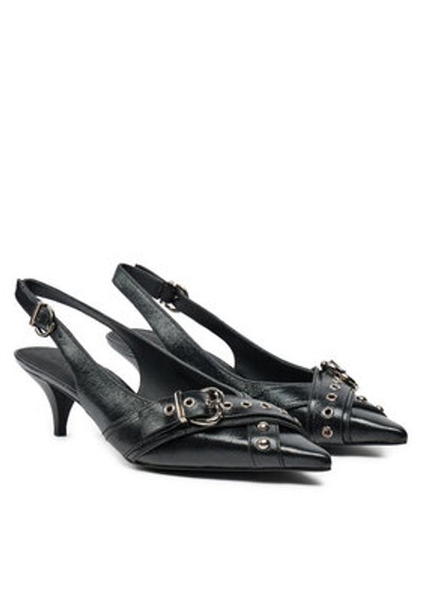 Pinko - PINKO Sandały Ada 07 SD0089P042 Czarny. Kolor: czarny. Materiał: skóra