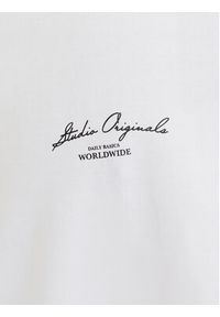 Jack & Jones - Jack&Jones T-Shirt Islington 12273015 Biały Loose Fit. Kolor: biały. Materiał: bawełna #3