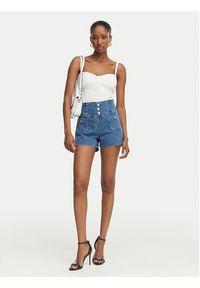 Guess Top W6GH47 W1880 Biały Classic Fit. Kolor: biały. Materiał: bawełna #2