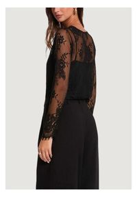 Morgan Bluzka 261-TCITY Czarny Regular Fit. Kolor: czarny. Materiał: syntetyk #3