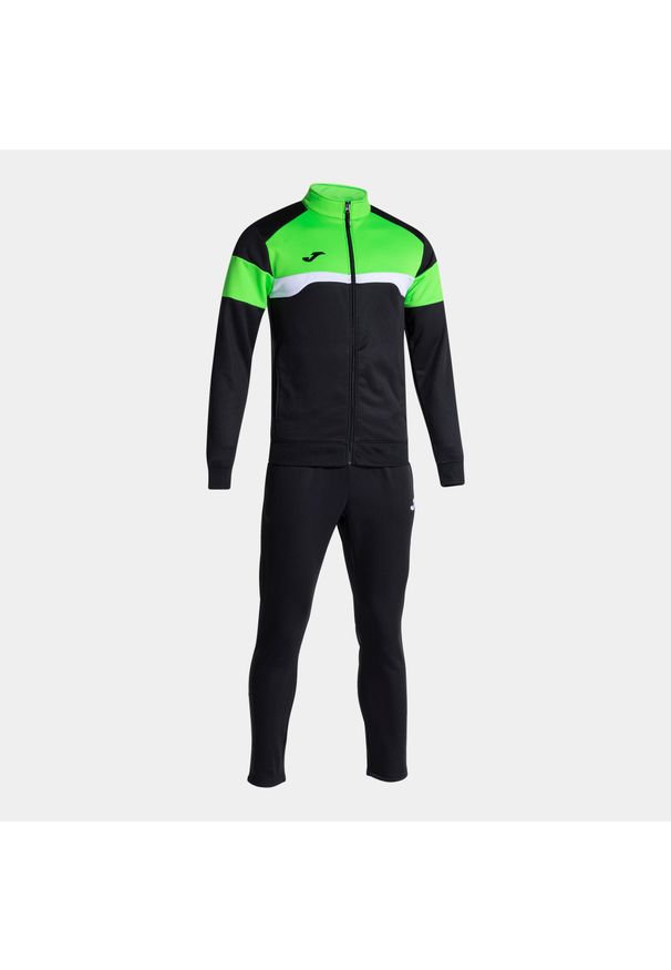 Dres Joma Danubio III. Kolor: wielokolorowy, niebieski, czarny. Materiał: dresówka. Sport: piłka nożna, fitness