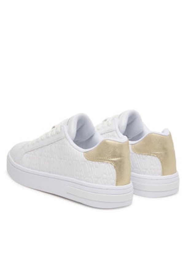 Armani Exchange Sneakersy XDX165 XV891 T782 Biały. Kolor: biały. Materiał: skóra