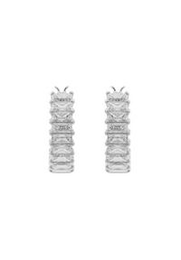 Swarovski Kolczyki Matrix 5733397 Srebrny. Materiał: metalowe. Kolor: srebrny