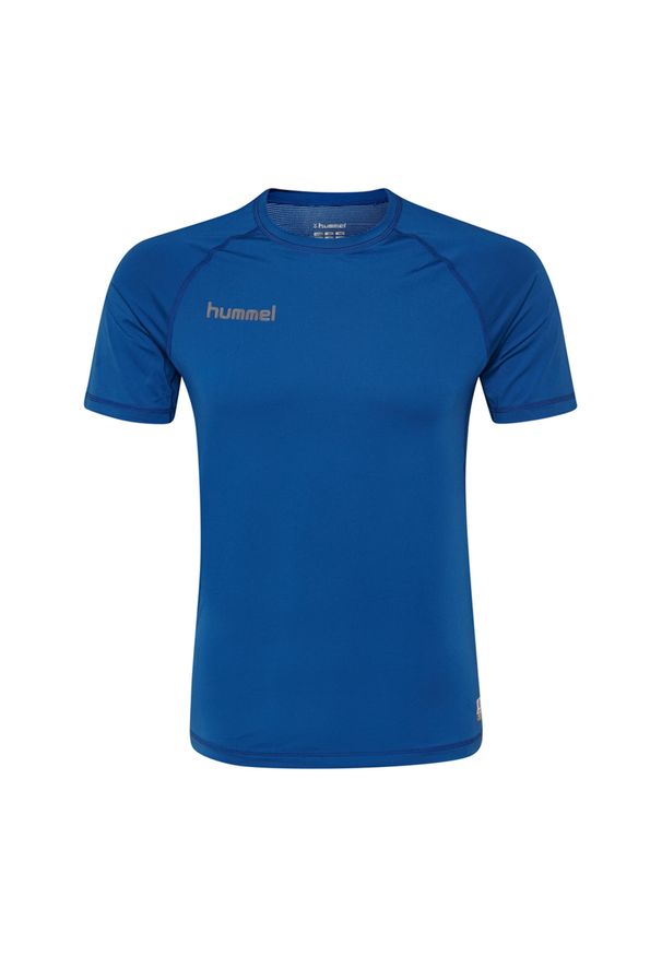 Koszulka termoaktywna dla dorosłych Hummel First Performance Jersey S/S. Kolor: niebieski. Materiał: jersey. Sport: piłka ręczna