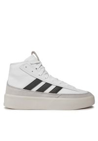 Adidas - adidas Sneakersy Znsored Hi IE7777 Biały. Kolor: biały. Materiał: skóra #1