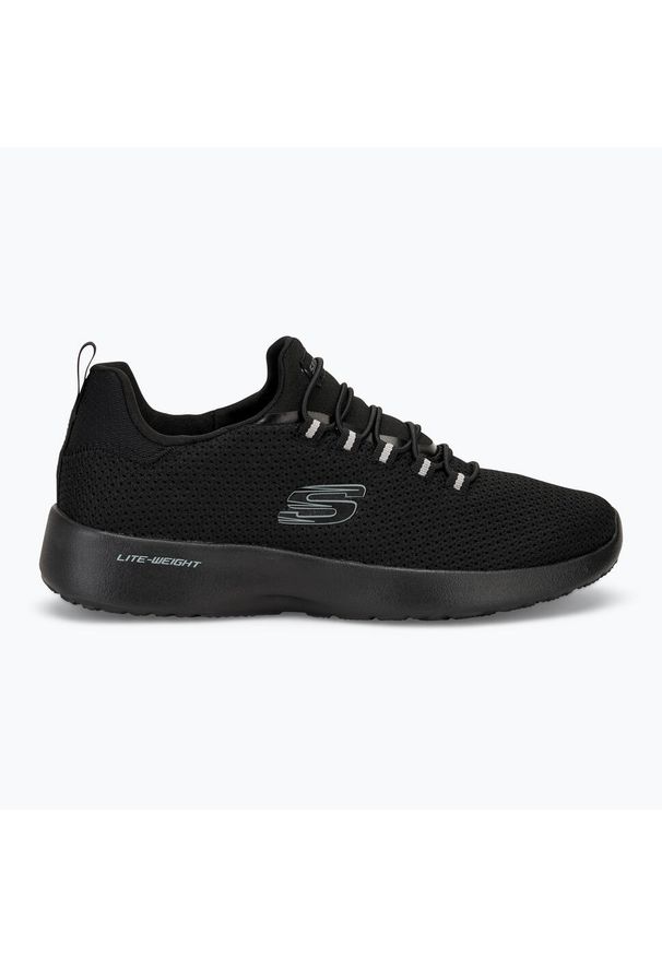 skechers - Buty na co dzień męskie SKECHERS DYNAMIGHT siateczka. Okazja: na co dzień. Kolor: czarny. Model: Skechers Sport. Sport: turystyka piesza, fitness