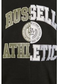 Russell Athletic - Bluza bawełniana. Okazja: na co dzień. Kolor: czarny. Materiał: bawełna. Wzór: nadruk. Styl: casual #2