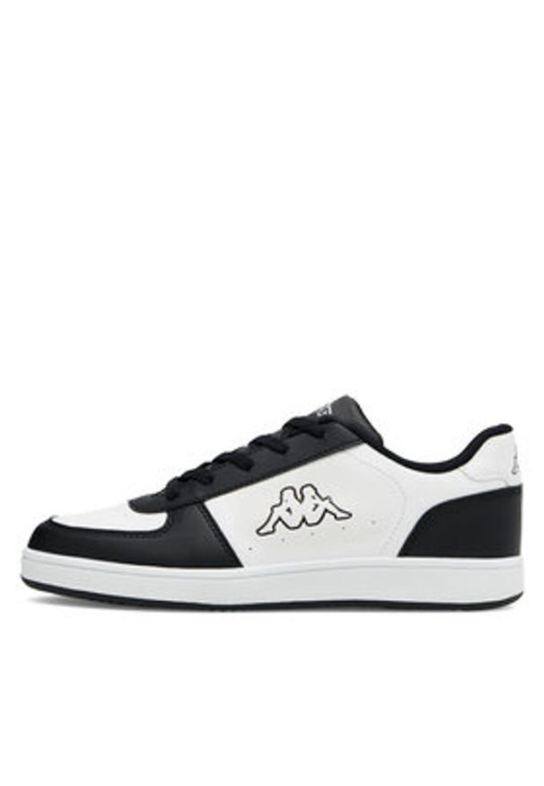 Kappa Sneakersy Logo Malone Kid 371K1IW-A01 Biały. Kolor: biały. Materiał: skóra