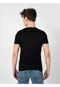Diesel T-Shirt "T-Diegor" | A03848-0GRAI-9XX | Mężczyzna | Czarny. Okazja: na co dzień. Kolor: czarny. Materiał: bawełna. Wzór: nadruk. Styl: casual #4
