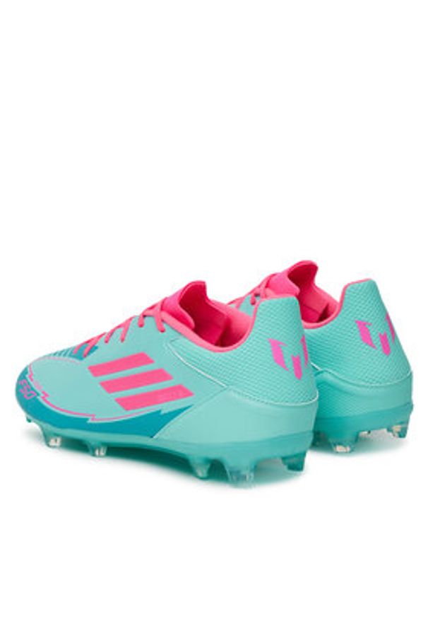 Adidas - adidas Buty do piłki nożnej F50 League Messi Firm/Multi-Ground IH0928 Turkusowy. Kolor: turkusowy. Materiał: materiał