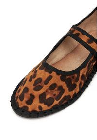 Jenny - JENNY Baleriny HY60163-11 Brązowy. Kolor: brązowy. Materiał: materiał #8