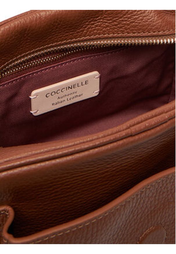 Coccinelle Torebka RFF Coccinellecampus E1 RFF 15 02 01 Brązowy. Kolor: brązowy. Materiał: skórzane