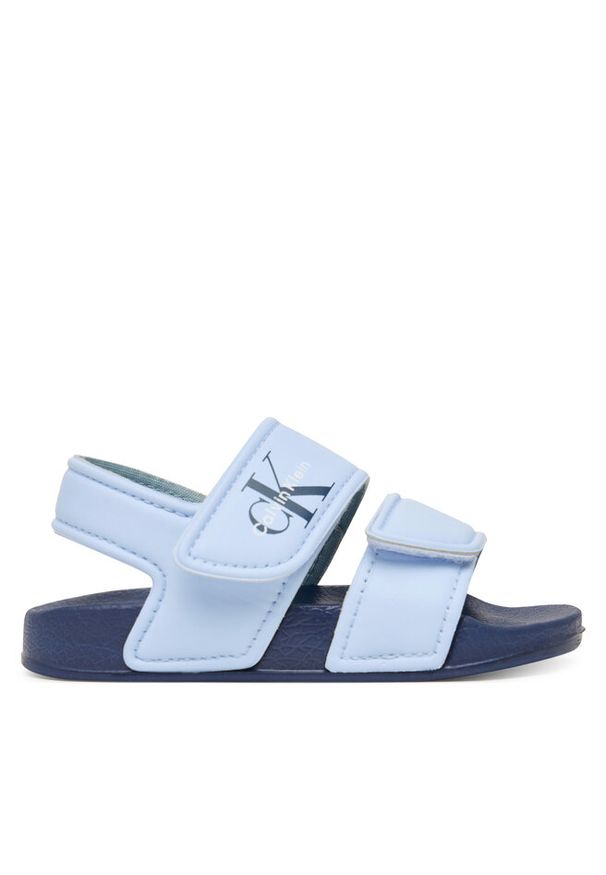Sandały Calvin Klein. Kolor: niebieski