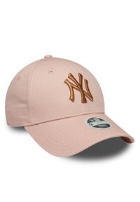 New Era Czapka z daszkiem New York Yankees Metallic 9FORTY 60667375 Różowy. Kolor: różowy. Materiał: materiał, bawełna