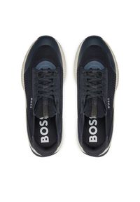 BOSS - Boss Sneakersy Evo_Slon 50498904 10232616 01 Granatowy. Kolor: niebieski. Materiał: materiał