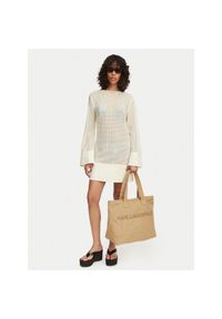Karl Lagerfeld - Torebka KARL LAGERFELD. Kolor: beżowy #1